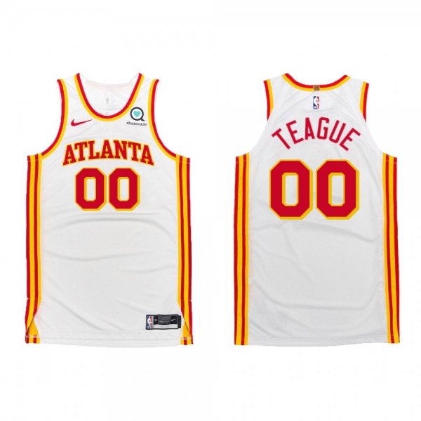 Atlanta Hawks #00 Jeff Teague 2020-21 Association Authentic Jersey White