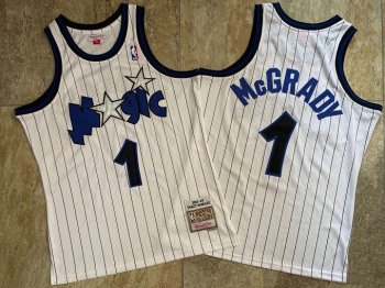 Magic 1 Tracy McGrady White 2003-04 Hardwood Classics Swingman Jersey