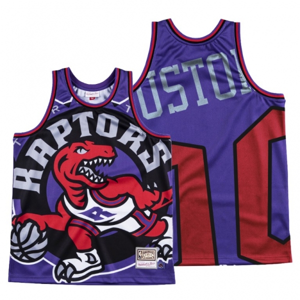 Toronto Raptors Custom Purple HWC Big Face #00 Jersey