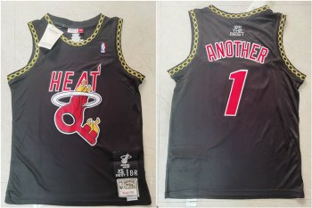 Heat 1 Another Black Hardwood Classics BR Jersey