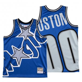 Orlando Magic Custom Royal HWC Big Face #00 Jersey