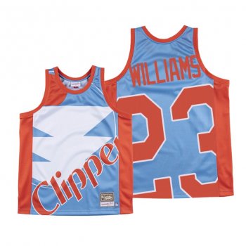 Lou Williams Los Angeles Clippers Big Face #23 Blue HWC Jersey