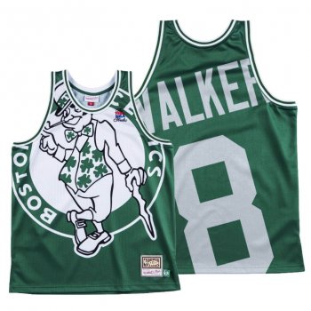 Boston Celtics Kemba Walker Green HWC Big Face #8 Jersey