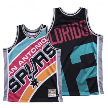 San Antonio Spurs LaMarcus Aldridge Black HWC Big Face #12 Jersey