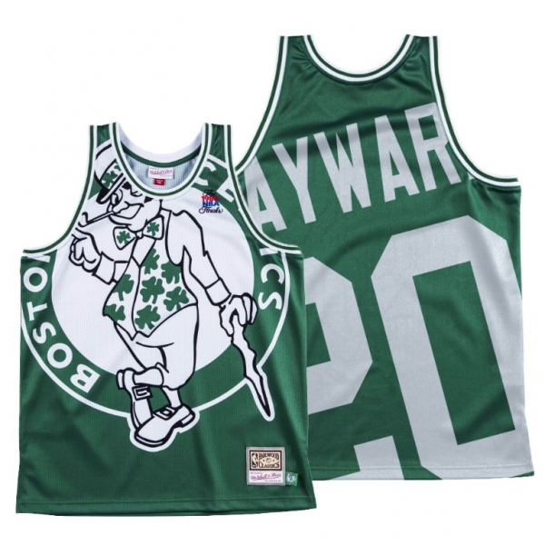 Boston Celtics Gordon Hayward Green HWC Big Face #20 Jersey