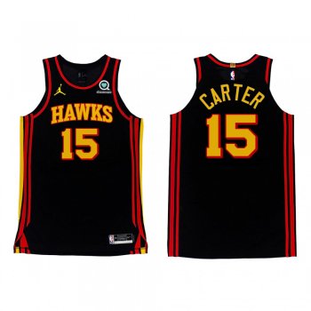 Atlanta Hawks #15 Vince Carter 2020-21 Statement Authentic Jersey Infinity Black