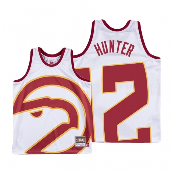 Atlanta Hawks De'Andre Hunter White HWC Big Face #12 Jersey