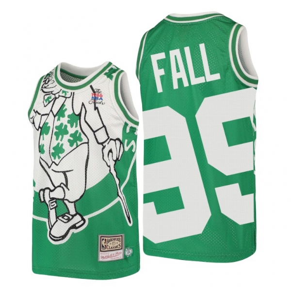 Youth Celtics Tacko Fall #99 Big Face Green Jersey