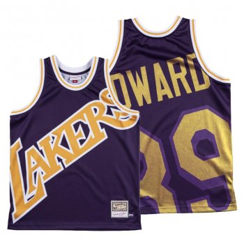 Los Angeles Lakers Dwight Howard Purple HWC Big Face #39 Jersey