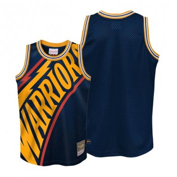 Youth Golden State Warriors Big Face Youth Royal HWC Jersey