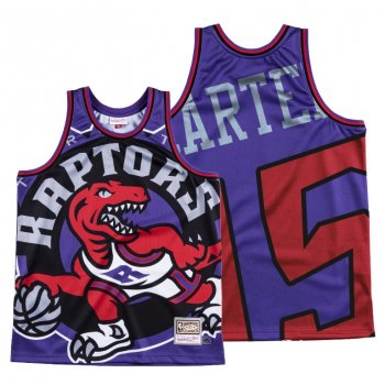 Toronto Raptors Vince Carter Purple HWC Big Face #15 Jersey