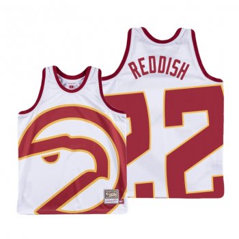 Atlanta Hawks Cam Reddish White HWC Big Face #22 Jersey