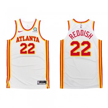 Atlanta Hawks #22 Cam Reddish 2020-21 Association Authentic Jersey White