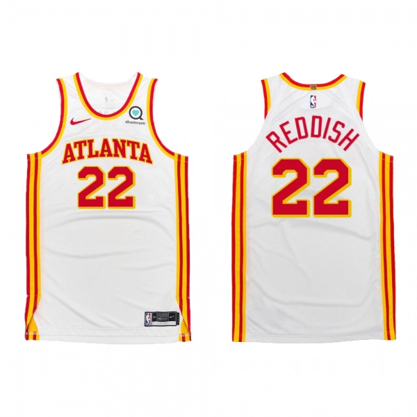 Atlanta Hawks #22 Cam Reddish 2020-21 Association Authentic Jersey White