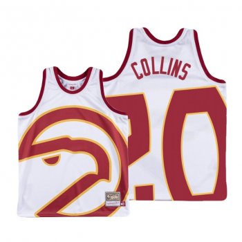 Atlanta Hawks John Collins White HWC Big Face #20 Jersey