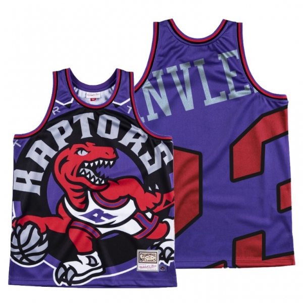 Toronto Raptors Fred VanVleet Purple HWC Big Face #23 Jersey