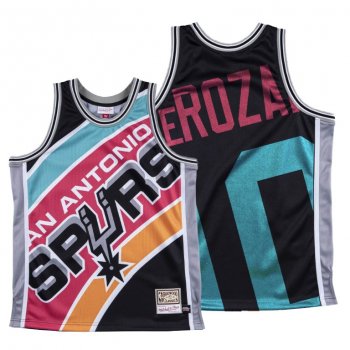 San Antonio Spurs DeMar DeRozan Black HWC Big Face #10 Jersey