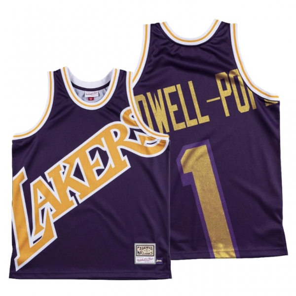 Los Angeles Lakers Kentavious Caldwell-Pope Purple HWC Big Face #1 Jersey