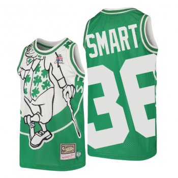 Youth Celtics Marcus Smart #36 Big Face Green Jersey