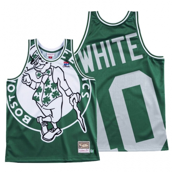 Boston Celtics Jo Jo White Green HWC Big Face #10 Jersey