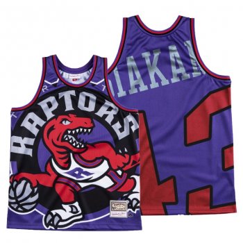 Toronto Raptors Pascal Siakam Purple HWC Big Face #43 Jersey