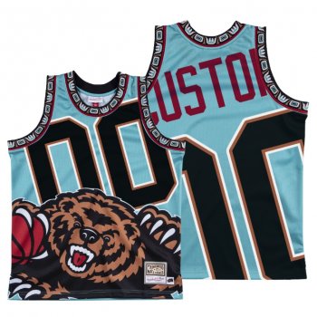 Memphis Grizzlies Custom Black HWC Big Face #00 Jersey