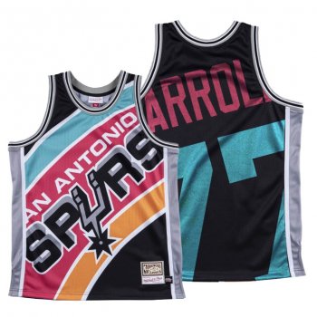 San Antonio Spurs DeMarre Carroll Black HWC Big Face #77 Jersey