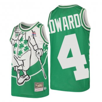 Youth Celtics Carsen Edwards #4 Big Face Green Jersey