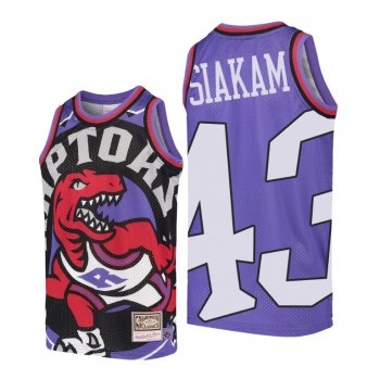 Youth Toronto Raptors Pascal Siakam #43 Big Face Purple