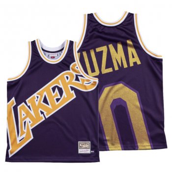 Los Angeles Lakers Kyle Kuzma Purple HWC Big Face #0 Jersey