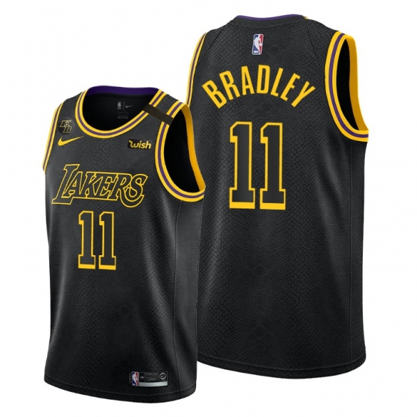 Avery Bradley #11 Lakers Black Mamba Inspired City Jersey 2020 Honors Kobe