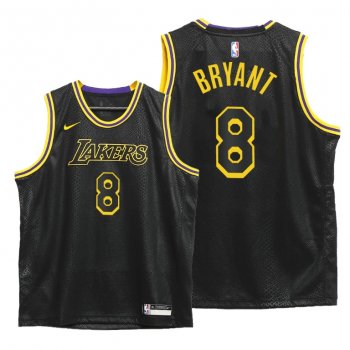 Youth Kobe Bryant Lakers Black Mamba Inspired City Jersey 2020 Honors Kobe