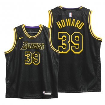 Youth Dwight Howard Lakers Black Mamba Inspired City Jersey 2020 Honors Kobe