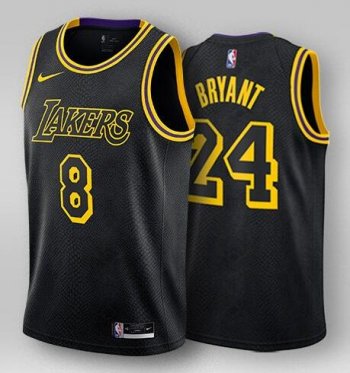 Nike Kobe Bryant Mamba Week 2020 Collection Lakers Edition Black Mamba Inspired City Jersey