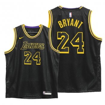 Youth Kobe Bryant Lakers Black Mamba Inspired City Jersey 2020 Honors Kobe