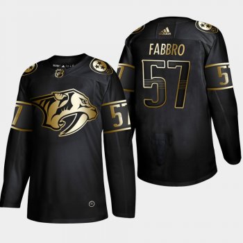 Men's JerseyMen's Nashville Predators Dante Fabbro 2019 NHL Golden Edition Authentic Player Black Jersey