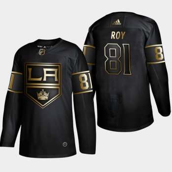 Los Angeles Kings Matt Roy #81 Authentic 2019 NHL Golden Edition Black Player Jersey - Men's