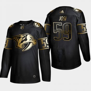 Nashville Predators Roman Josi #59 2019 NHL Golden Edition Authentic Player Jersey - Black