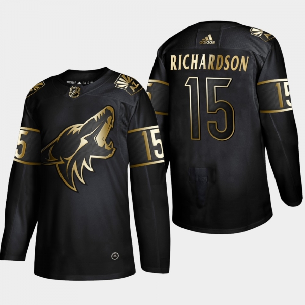 Arizona Coyotes Brad Richardson #15 2019 NHL Golden Edition Authentic Player Jersey - Black