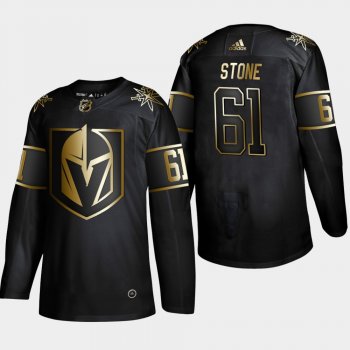 Men's Vegas Golden Knights Mark Stone #61 2019 NHL Golden Edition Black Authentic Player Jersey