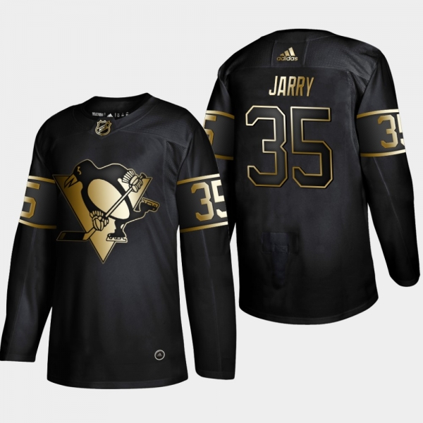 Men's Tristan Jarry #35 Pittsburgh Penguins 2019 NHL Golden Edition Player Black Authentic Jersey