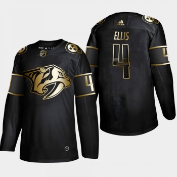 Nashville Predators Ryan Ellis #4 Authentic 2019 NHL Golden Edition Black Player Jersey - Men's