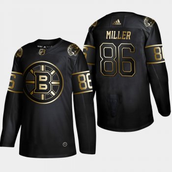 Boston Bruins Kevan Miller #86 2019 NHL Golden Edition Authentic Player Black Jersey