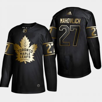 Men's JerseyToronto Maple Leafs Frank Mahovlich #27 2019 NHL Golden Edition Retired Player Jersey - Black