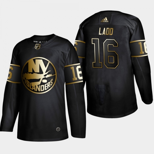 Men's New York Islanders Andrew Ladd #16 2019 NHL Golden Edition Black Authentic Player Jersey