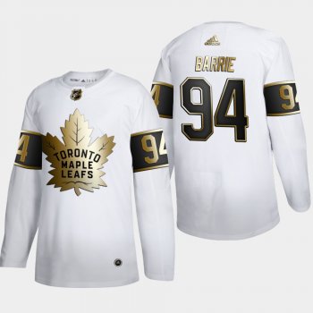 Men's Toronto Maple Leafs Tyson Barrie #94 NHL Golden Edition White Authentic Jersey