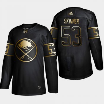 Men's Buffalo Sabres Jeff Skinner 2019 NHL Golden Edition Authentic Player Black Jersey