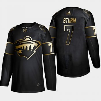 Minnesota Wild Nico Sturm #7 2019 NHL Golden Edition Authentic Player Jersey - Black