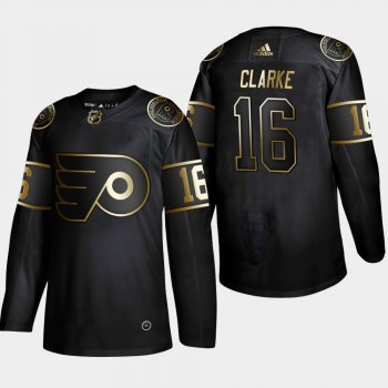 Men's JerseyMen's Philadelphia Flyers Bobby Clarke 2019 NHL Golden Edition Retired Player Player Black Jersey