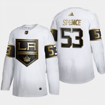 Los Angeles Kings Jordan Spence #53 NHL Golden Edition Authentic Jersey - White